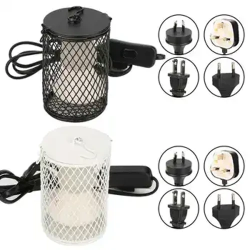 100W Infridhearg Astaithe Ceirmeacha Lampa Bulb Solas Teas Peataí Reptile Brooder Sealbhóir Téamh Lampa Soilsiú Clamp le haghaidh Brooder Reptile