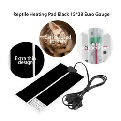 Iphedi Yokushisa Ephathwayo Entsha Kakhulu 7W EU 220V Ithempelesha Elishintshayo I-Reptile Heating Heating Mat Usayizi Super Thin Isilwane Sekati Lenja
