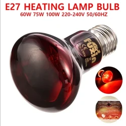 I-Pet Red Heating Lamp E27 Day Night Ye-Amphibian Snake Lamp Ukushisa I-Reptile Bulb UV Light 25W 50W 100W AC220-240V