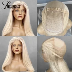 Парык з шаўковай асновай і карункамі для жанчын Humna Hair 613, светлы парык з карункамі, прамы натуральны чорны празрысты парык з шаўковым верхам і шнурком