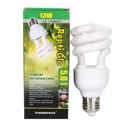 Bagong Mainit na 5.0 10.0 UVB 13W Reptile Light Bulb UV Glow Lamp para sa Vivarium Terrarium Tortoise ES-E27 Energy saving lamp