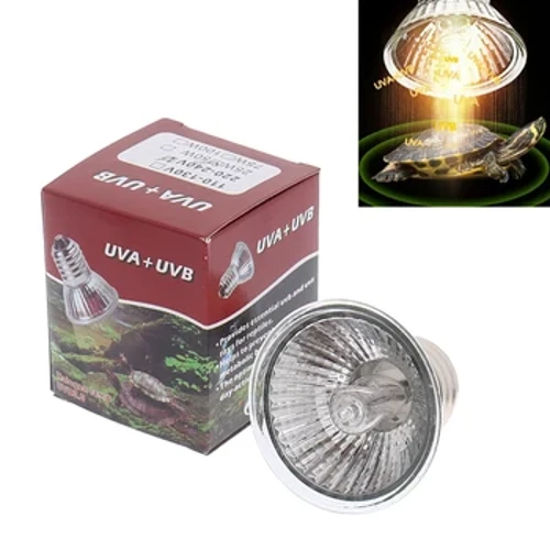 25/50/75W UVA+UVB 3.0 Ibhulebhu leReptile Lamp Turtle Basking UV Light Amalambu Okushisa Isilambu Sezinga lokushisa