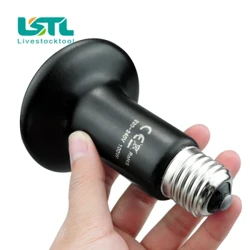 E27 šiluminė lempa naminių gyvūnėlių roplių tolimųjų infraraudonųjų spindulių keraminė šildymo lempa 220 V mini šilumos spinduliuotės lemputė 25 W 50 W 75 W 100 W 150 W 200 W
