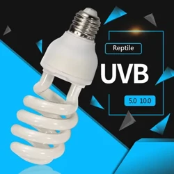 UVB 5.0 UVB10.0 Reptillampe Skilpadde UVB Bulb Lizard Snake Lguanas Varme Kalsiumlampe Lys Energisparende E27 13W 26W 110V 220V