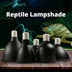 5,5 tommer krybdyr Deep Dome lampeskærm Snakes Firben Gekkoer Terrarier Lysarmatur Krybdyr Lampehætte Optisk Reflection Cover