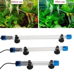Akvaryum UV Sterilizatör Lambası Su Temizleyici Yosun Temizleme Akvaryum Gölet Balık Tankı Filtresi Arıtıcı Işık Mercan Kayalığı Işık Lambası 5 w