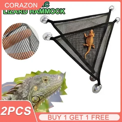 2 Gói Râu Rồng Võng Thằn Lằn Lửng Thang Treo Giường Phụ Kiện Bò Sát Môi Trường Sống Terrarium Trang Trí Cho Được