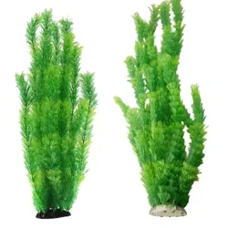 Mới 60CM Nhân Tạo Thực Vật Dưới Nước Bể Cá Cá Trang Trí Xanh Tím Nước Cỏ Xem Đồ Trang Trí