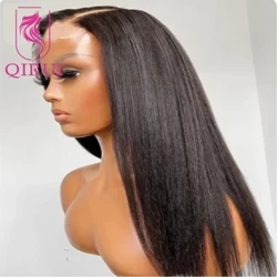 Tóc Người Brazil Lụa Đế Toàn Ren Tóc Giả Trước Nhổ Ánh Sáng Yaki Lụa Top Toàn Ren Tóc Tóc Giả 130% -180% Mật Độ Tóc Cho Bé