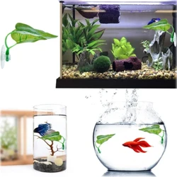 1 Máy Tính Nhân Tạo Bể Cá Lá Thực Vật Trang Trí Cá Betta Còn Lại Sinh Sản Cây Cảnh Cá Betta Chơi Thư Giãn Giấu Lá Võng