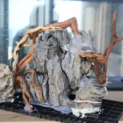 1 gab. Koks Dabisks stumbrs Driftwood Tree Akvārijs Zivju tvertņu Augs Celms Akvārija Zivju tvertņu Ornaments Ainavas dekorēšana