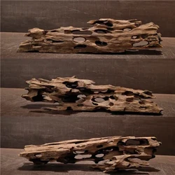 Tanc Pysgod Addurn Driftwood Pren Mandyllog Naturiol ar gyfer Addurno Acwariwm Crancod Hermit Berdys Pysgod Acwariwm Affeithwyr