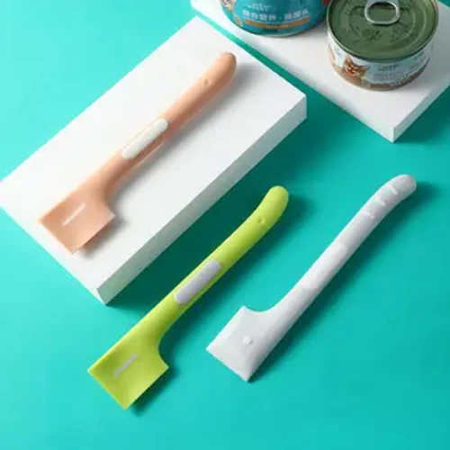 Di Động Thú Cưng Đóng Hộp Thìa Cho Chó Ăn Trộn Ướt Muỗng Chó Mèo Đóng Hộp Ăn Phụ Kiện Ăn Xẻng Thú Cưng Bộ Đồ Ăn Thìa