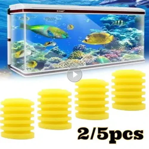 Filtre pour Aquarium, élément filtrant intégré, noyau en coton jaune, éponge de remplacement pour Aquarium, fournitures pour animaux de compagnie, accessoires pour animaux de compagnie