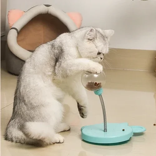 Puzal Peataí Bia ag sceitheadh ​​Liathróid Bréagán Cat Madra Idirghníomhach Cóireáil Bréagán Sceitheadh ​​​​Bréagán Catnip Sleamhnán Cat Fothaire Madraí Spraoi Táirgí Peataí