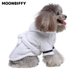 Husdjurshund Morgonrock Pyjamas Sovkläder 5 färger Mjuka Mascotas Husdjursbadtorkning Handduk Kläder Hund Katter Chien Perros Tillbehör