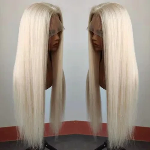 60 Biondo Cenere 13x5 Seta Top Lace Ftontal Parrucca Capelli Umani Vergini Europei Pesante Trasparente Base di Seta Parrucche Del Merletto Attaccatura Dei Capelli Naturale