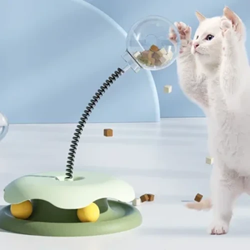 Кормушка для собак Slow Cat, дорожки vFun, товары для домашних животных, аксессуары, пазлы для домашних животных, еда, протекающий шарик, игрушка для кошек, собак, интерактивное лакомство, протекающая