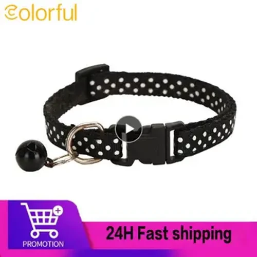 Thời Trang Cho Thú Cưng Chó Cổ Nhiều Màu Sắc Họa Tiết Paw Dấu Chân Chuông Dễ Thương Có Thể Điều Chỉnh Vòng Cổ Cho Chó Mèo Con Chó Con Phụ Kiện Thú Cưng