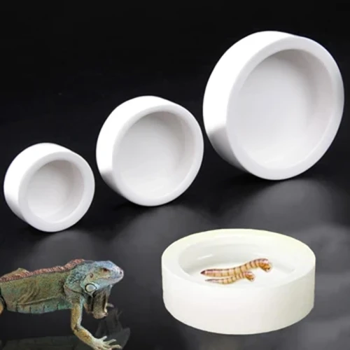 Babhla Bia Reptile Mias Fothaire Ceirmeach Frith-Éalú Babhla Uisce Reiptíle le haghaidh Portán Díthreabhaigh Leopard Gecko Chameleon Corn nathair Y5GB