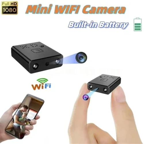 Mini 1080p HD WiFi kamera ugrađena baterija Ir noćni vid tijelo kampus