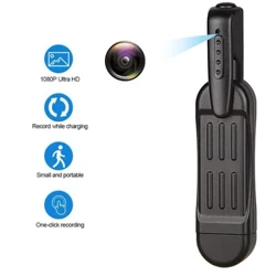 caneta espia t189 Mini Camera Support Hidden Card Bärbar Body Pen Cam