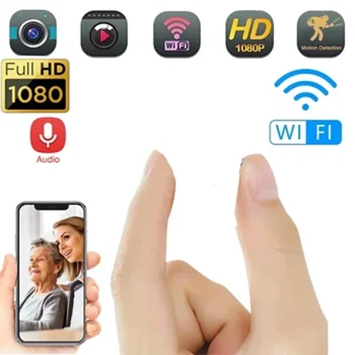 1080P US EU Plug Wifi kameros vaizdo įrašymo įkroviklis su mikro korpuso kameros belaidžiu jutikliu Smart Home Security Protection