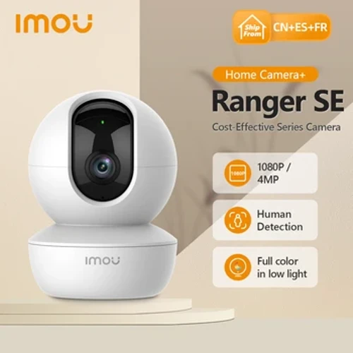 Ceidwad IMOU SE 2MP Smart Baby Monitor Diogelwch AI Corff Canfod Camera Camera IP Di-wifr Teledu Cylch Cyfyng Dan Do 4X Camera Chwyddo Digidol 1080P