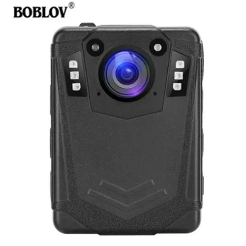 BOBLOV Body Camera IP65 Impermeabile Body Camera Bulit in 64G di memoria 8 ore di registrazione Tasca di sicurezza Kamara DVR Videoregistratore