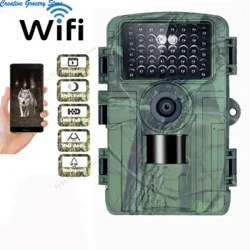 Wifi Hunting Camera 32MP 1080P Wildlife Camera Mga Photo-trap ng Forest Wildcamera PR5000 Photo Video Trap Tracking Surveillance