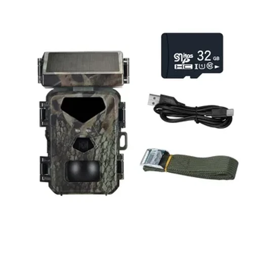 Caméra de chasse solaire Mini700, Vision nocturne à infrarouge, caméra d'observation de la faune, 20mp/1080P HD, charge, pièges de Surveillance, photo
