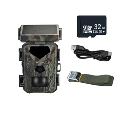 Solar Hunting Trail Camera Mini700 Infrared Night Vision Cam Observasi Satwa Liar 20MP/1080P HD Pengisian Surveillance Traps Phot
