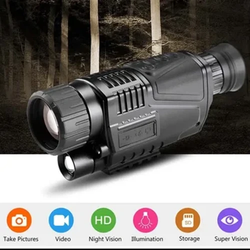 NV300/NV1000 Infrared Night Vision Goggles Monocular Scope HD Waterproof Telescope para sa Matanda Wildlife Hunting Monitoring Camera