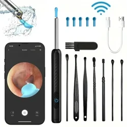 WiFi Không Dây Tai Chọn Otscope Camera Borescope Dạ Quang Ráy Tai Làm Sạch Răng Răng Miệng Kiểm Tra Chăm Sóc Sức Khỏe Tai Bộ