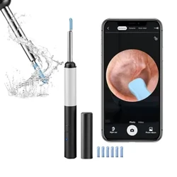 Otoscopio wireless 3,9 mm ultrasottile WiFi Ear Scope Camera con strumento per la rimozione del cerume Pulitore per le orecchie con giroscopio per IOS Android