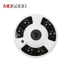 MoGood 2MP 1080P HD AHD/CVI/TVI  360 Degree Wide-Angle Panoramic Camera Monitoring Fisheye Simulated Camera BNC Connector