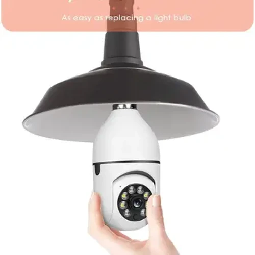 Toàn Cảnh Đầu Đèn Camera Không Dây E27 Bóng Đèn Camera Xoay 360 Độ Nhìn Xuyên Đêm Nóng Bán Hàng Trực Tiếp