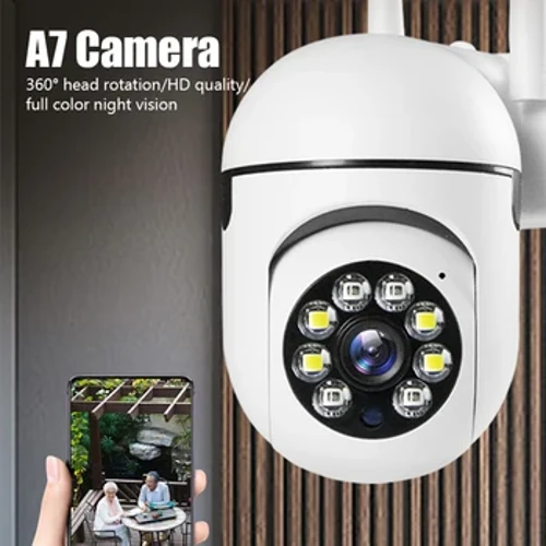 HD WiFi IP კამერა უსაფრთხოების დაცვა სათვალთვალო კამერა CCTV Smart Home 1080P Outdoor 360 PTZ Auto Tracking Monitor IP Cam