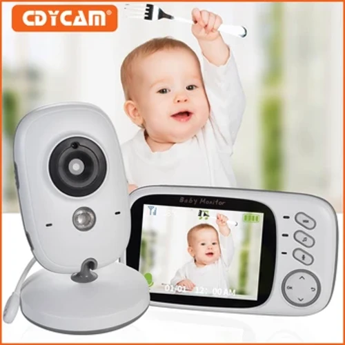 Màn Hình LCD 3.2 Inch Không Dây Màu Video Màn Hình Trẻ Em VB603 Tầm Nhìn Ban Đêm Bảo Mẫu Màn Hình Hát Ru Giám Sát An Ninh Camera Cho Bé
