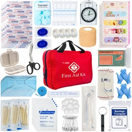 26-330 Stéck Éischt Hëllef Kit All-Zweck Taktesch Noutfall Kit Am Auto Militär Accessoiren Survival Kits Camping Medical Bag