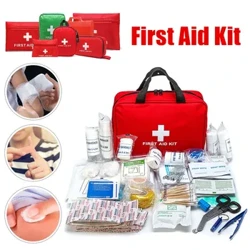 Eri tyypit Taktinen ensiapupakkaus autossa Sotilastarvikkeet Survival Kits Retkeilyvarusteet Lääketieteellinen laukku Itsepuolustus
