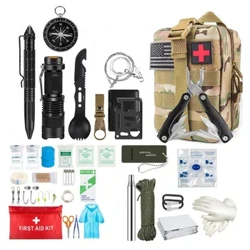 Lékárnička pro nouzové přežití Vojenský taktický Admin Pouzdro EMT Bug Out Bag Camping Gear Tactical Molle IFAK EMT for Trauma