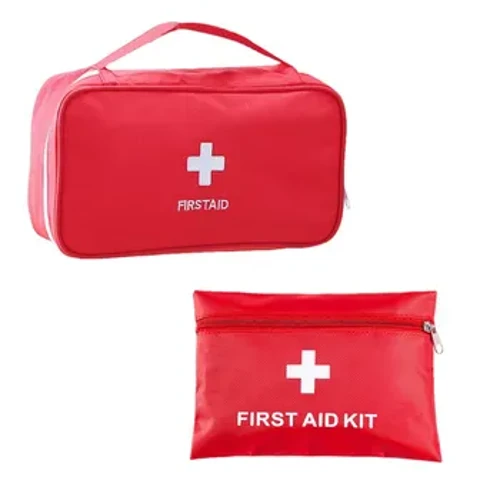 Kit de primeros auxilios portátil, combinación de viajes al aire libre, Camping, útil bolsa de almacenamiento de medicina, bolsa de supervivencia de emergencia, 2 uds.