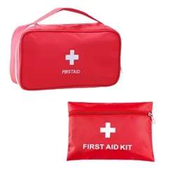 2 stuks draagbare EHBO-kit combinatie reizen buiten kamperen nuttig medicijn opbergtas noodoverlevingstas