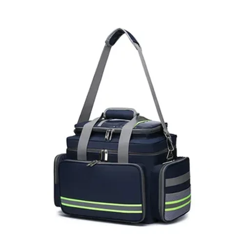 Nei eidel Éischt Hëllef Kit Grouss Kapazitéit Medizinesch Versuergung Späicherbeutel Sports Rees Rettungs Nout Kit Besicht Satchel