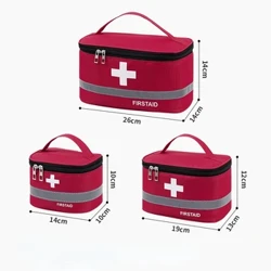 Kit Pertolongan Pertama Tas Penyimpanan Obat Portable Outdoor Rescue Bag Rumah Tangga Anak Kapasitas Besar Kit Medis Penyimpanan Organizer