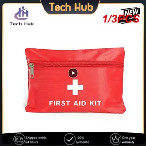 1/3PCS New Portable Waterproof First Aid Kit Bag Emergency Kits Case Only For Outdoor Camp Travel Fishing Emergency
