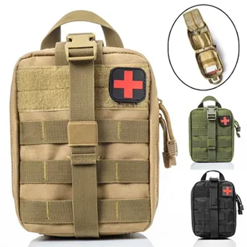 Survival-Erste-Hilfe-Set, Behälter, Reise, Oxford, wasserdicht, taktische Hüfttasche, Outdoor-Klettern, Campingausrüstung, sichere Tasche