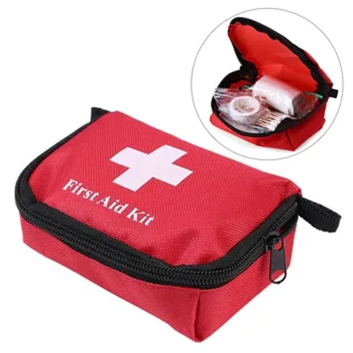 Kasus Medis Ringan Nyaman Nylon Kompak Outdoor Hiking Camping Survival Perjalanan Darurat Kit Pertolongan Pertama Tas Kosong