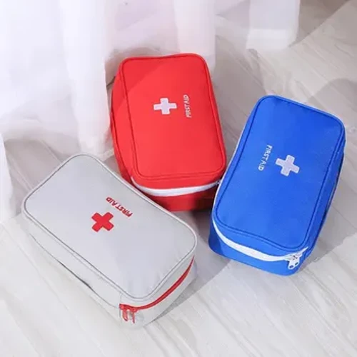 Trống Di Động Sơ Cứu Cho Du Lịch Ngoài Trời Nhà Túi Y Tế Nhỏ Khẩn Cấp Sinh Tồn Lưu Trữ Hộ Gia Đình Cắm Trại Hộp Medic